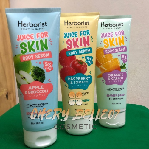 Paket ALL VARIAN Herborist Body Serum Murah 180ml/Herborist Body Serum Juice For Skin 5x Vit E Brigh