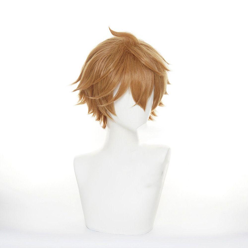 R-FLOWER Wig Rambut Hot COS Penutup Panci Bentuk Kepala Layar Traveller Cosplay