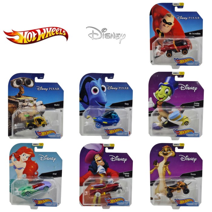 Hot Wheels Character Cars Disney Assortment