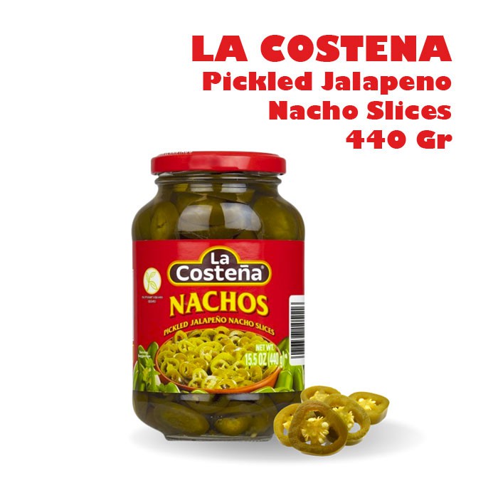 LA COSTENA Nachos - Pickled Jalapeno Nacho Slices 440g