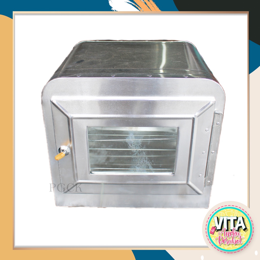 Oven Tangkring Besar / Oven Kompor Aluminium Tebal Gratis Packing kayu