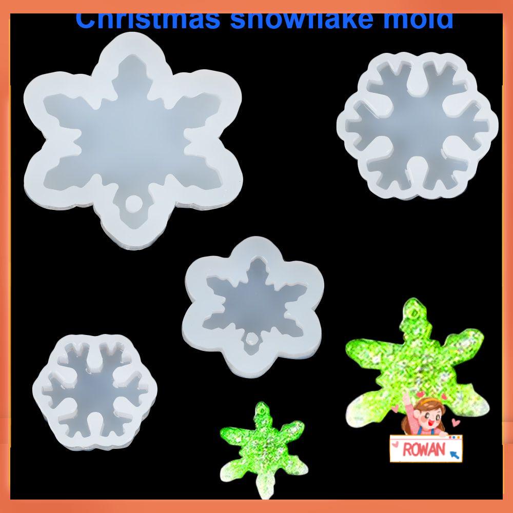 R-flower Cetakan Silikon DIY Kue Craft Charms Pendant Natal