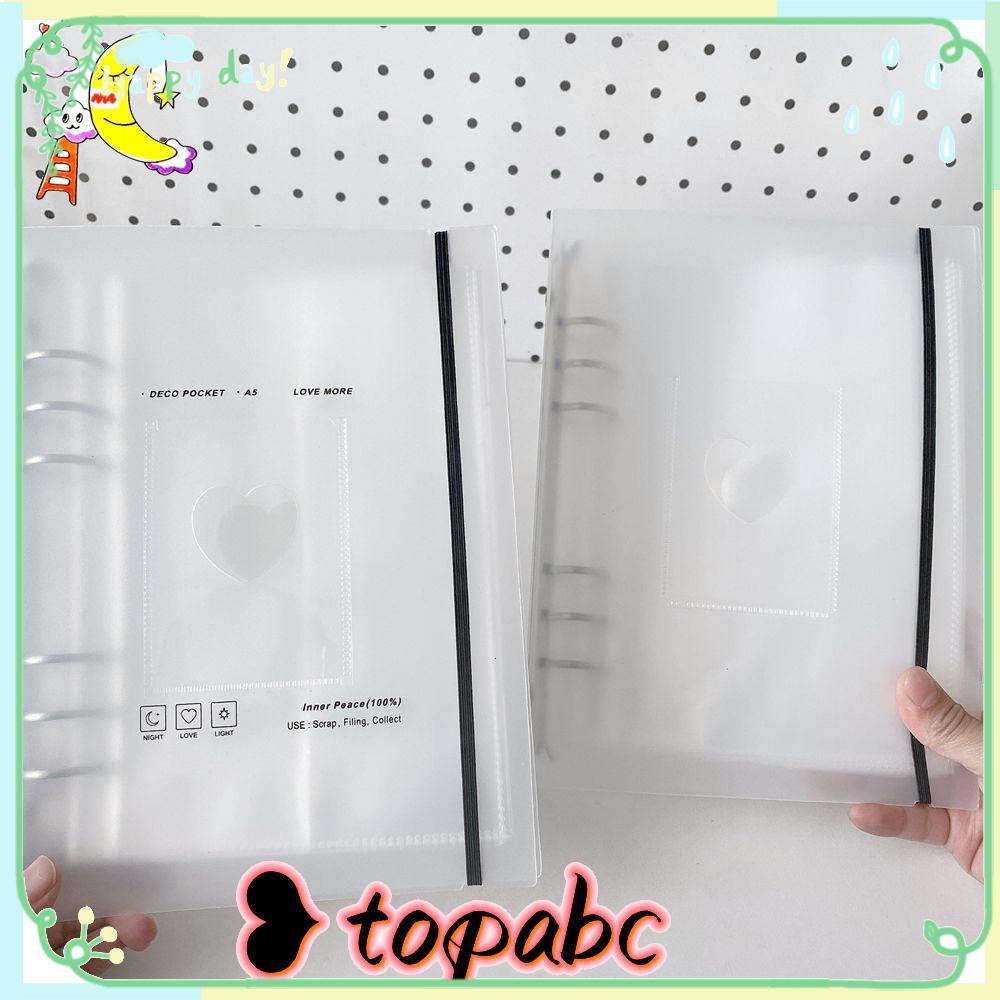 Album Foto TOP Home Decor Bisa Ganti Inner Bolong Hati Kawaii Photocard Holder