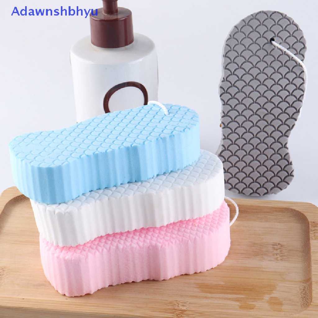 Adhyu Spons Lembut Body Scrubber Mandi Exfoliag Scrub Sponge Shower Brush Cleaner ID