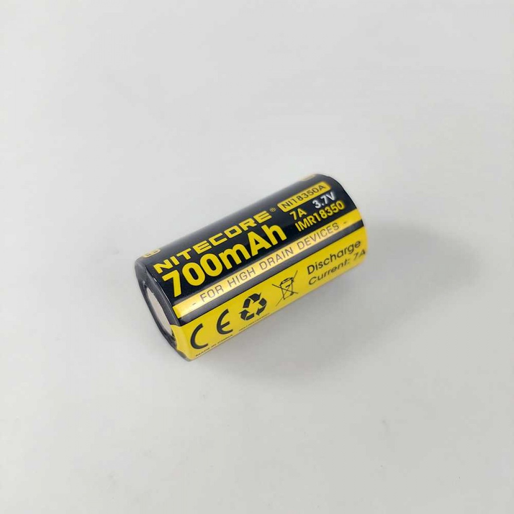 Baterai 18350 Isi Ulang Rechargeable 700mAh 7A 3.7V