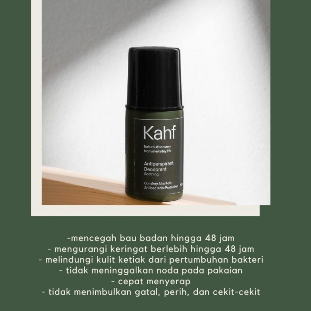 KAHF Soothing Antiperspirant Deodorant 50ml - Amaze_Kosmetik