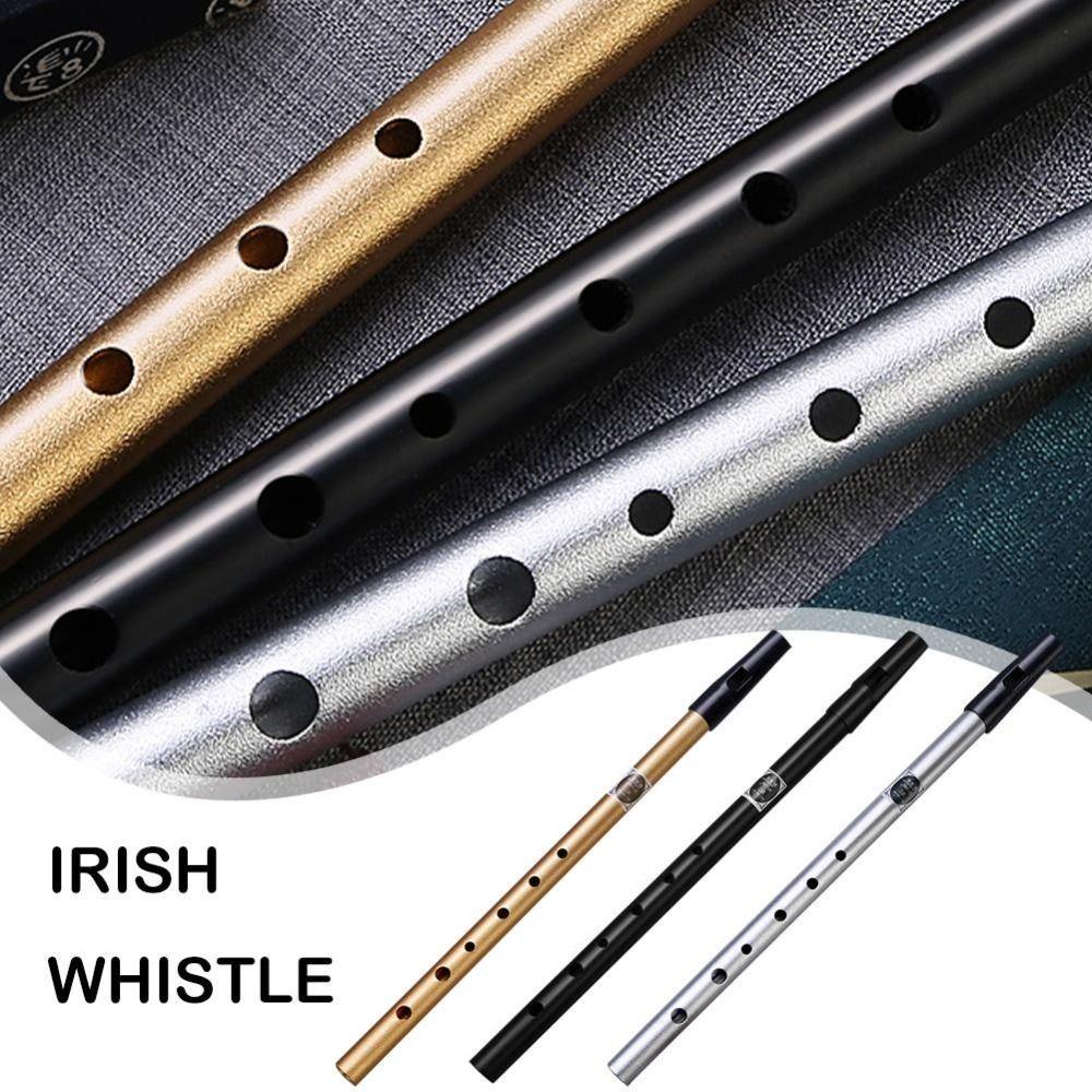 NEEDWAY Whistle Flute Pemula High Quality Crisp Sound C/D Key C/D Tone Alat Musik Tin Penny Whistle