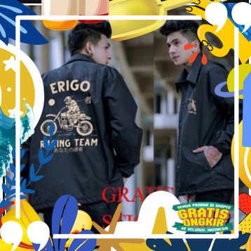 Jaket Coach Erigo // Jaket Pria Coach // Sweater jacket bandung // Jaket Erigo Apparell CJ Pria // J