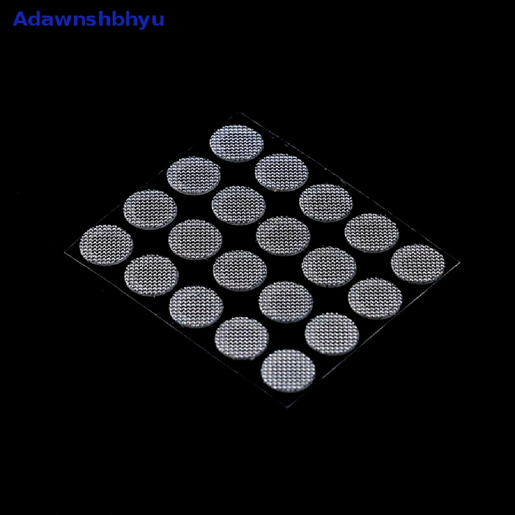 Adhyu 20pcs Earphone Jaringan Tahan Debu Steel Mesh 4mm 4.2mm 4.7mm 5mm Aksesoris DIY ID