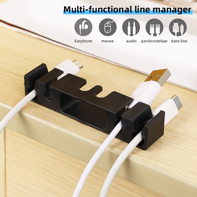 Indah Baru Kreatif Kabel Data Tetap Desktop Cable Organizer Multifungsi Sederhana Tempat Kabel Data Untuk Berbagai Skenario