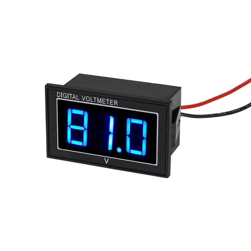 Btsg Alat Pengukur Tegangan Digital LED Monitor Display Indicator Panel Water-Proof