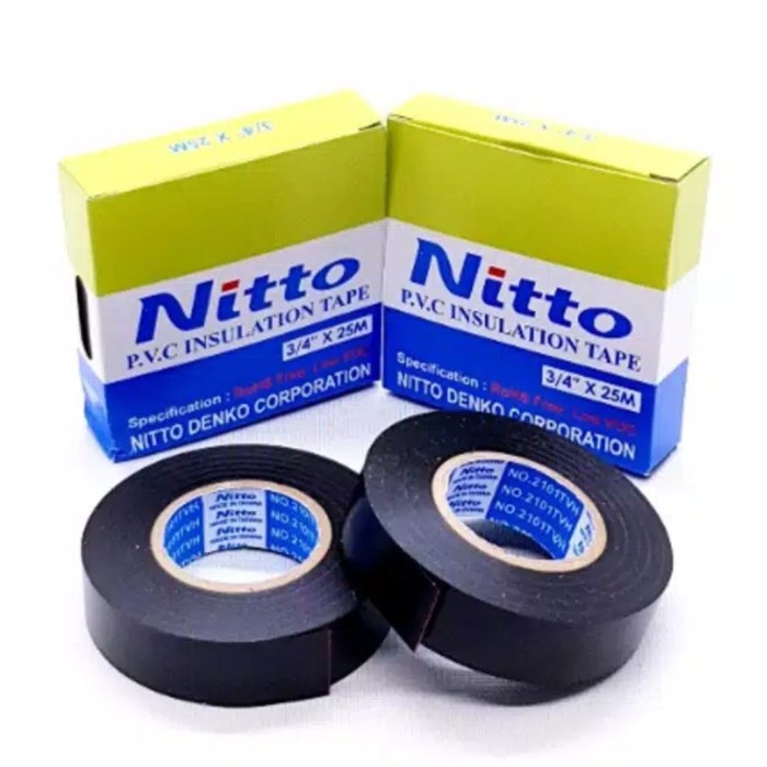 

Nitto tape isolasi listrik hitam