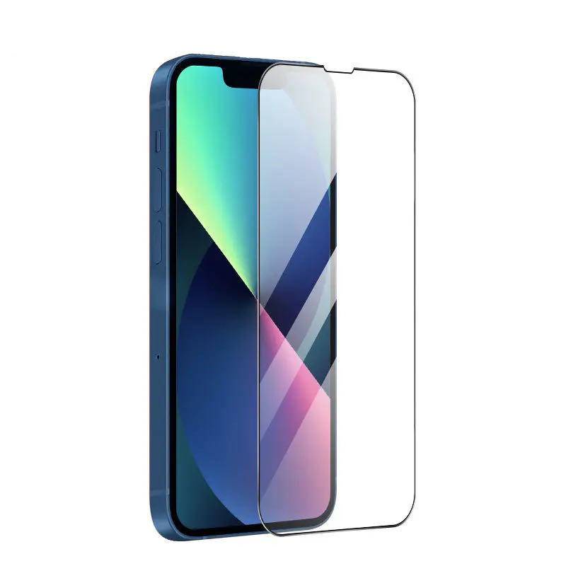 4pcs Full Cover Tempered Glass Untuk Iphone14 13 12 11 Pro MAX Plus Kaca Pelindung Layar Mini Untuk iPhone X XS MAX XR 7 8 6 6S Plus SE 2022 2020 14Plus 13Mini 12Mini Kaca