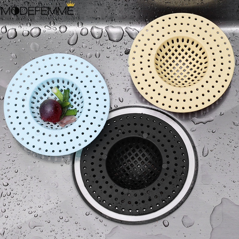 [Unggulan] 1pc Kolektor Plug Limbahsilicone Sink Filter Strainer Mesh Filter Kamar Mandi Sumbat Rambut Floor Drain Saluran Air Rumah Dapur Selokan Bocor Jaring Colanders Deodoran Penutup