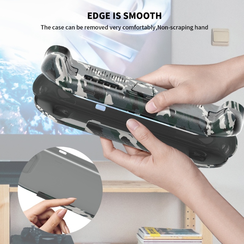 Btsg Casing Pelindung TPU Shell Untuk Steam-Deck Gamepad Housing Dengan Bracket-Front Case