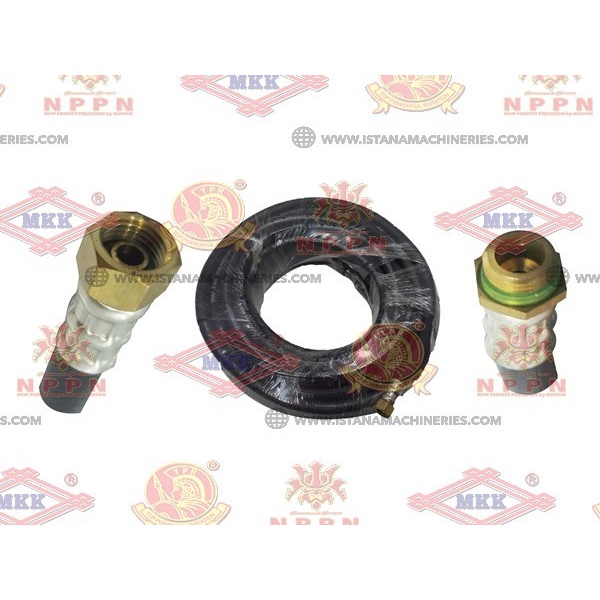 SELANG/PRESSURE HOSE+CONNECTOR [NEPEL 17MM] FLEXIBLE 10M (TPR)