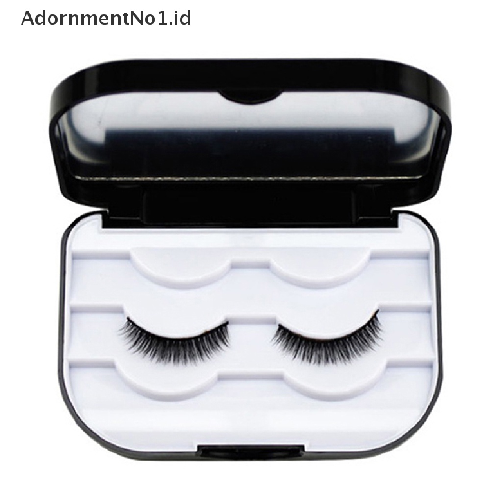 [AdornmentNo1] Makeup False Eyelashes Storage Organizer Box Travel Lashes Holder Case Contan [ID]