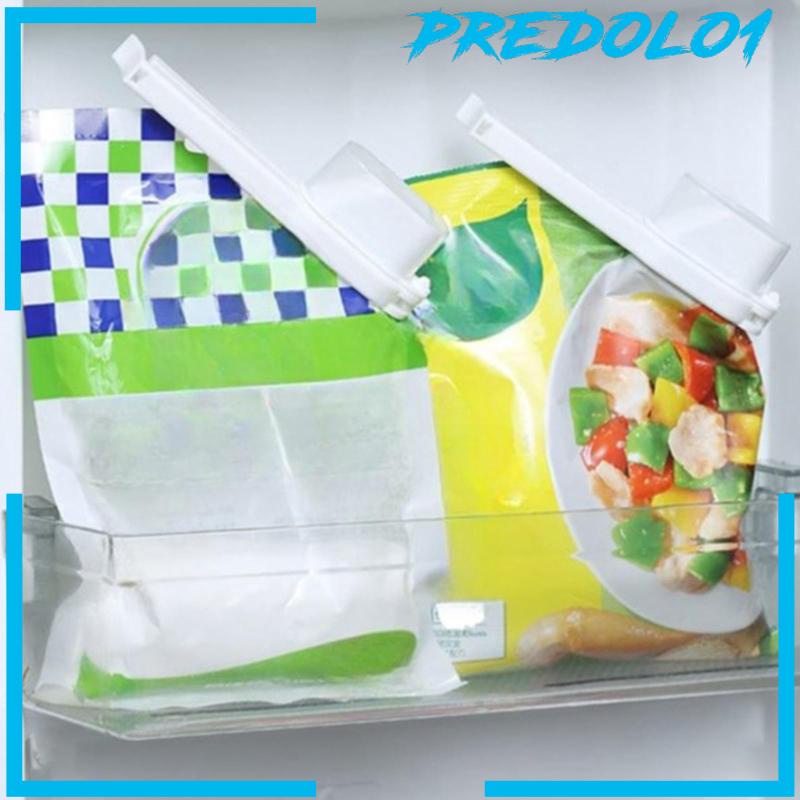 [Predolo1] 2x Klip Segel Penyimpanan Makanan Sealing Clamp Dengan Tutup Untuk Cereal Liquild Snack