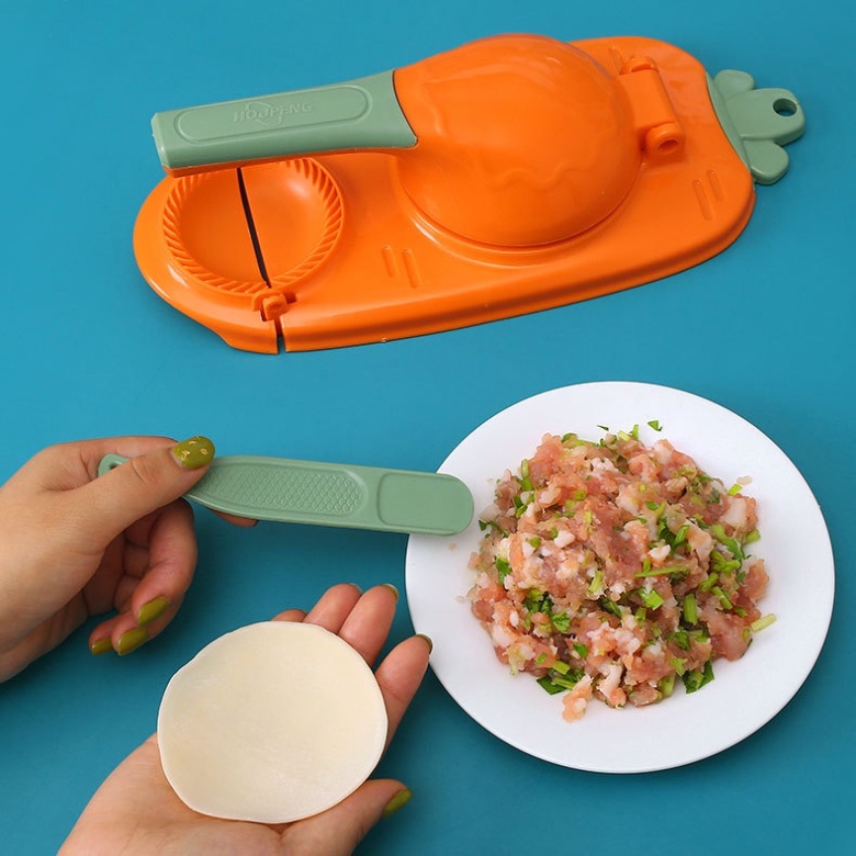 【4-IN-1】 Dumpling Machine Mold /Pangsit Otomatis/Pangsit Cetakan/ Cetakan Press Adonan Pangsit/Manual Pembuat Pangsit