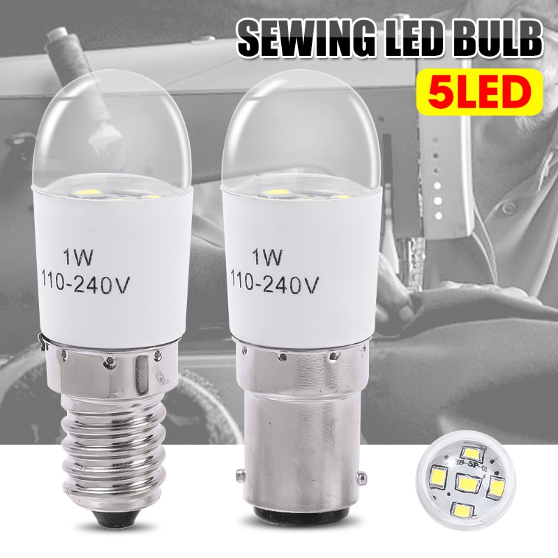 Ba15d/e14 Interface LED Ultra Bright Mini Bulb/Lampu Hemat Energi Yang Dipasang Mesin Jahit/Rumah Bohlam Lampu Darurat Yang Dapat Diganti Serbaguna