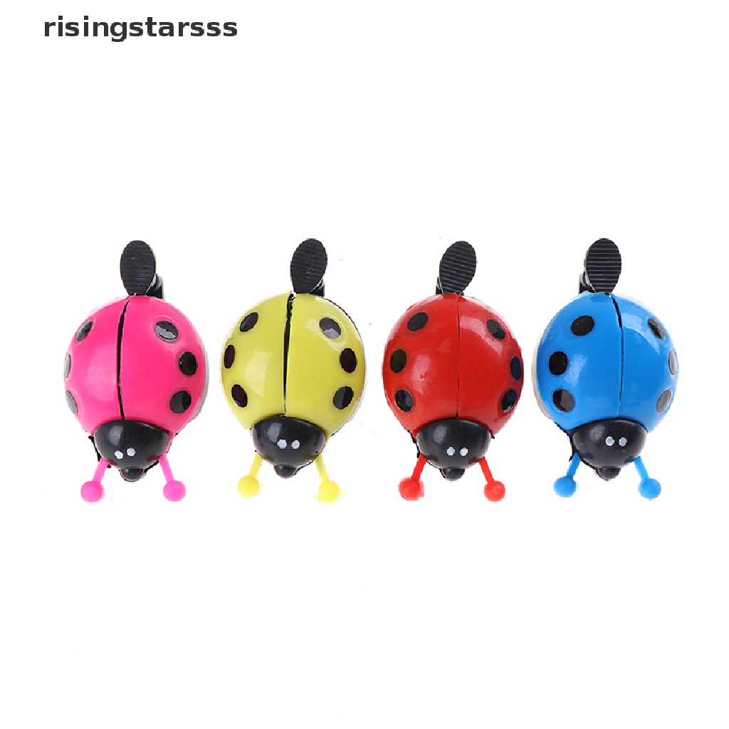 Rsid Span-new 1Pc Sepeda Ladybug Bell Kartun Bersepeda Bell Indah Anak Sepeda Naik Alarm Tanduk Jelly