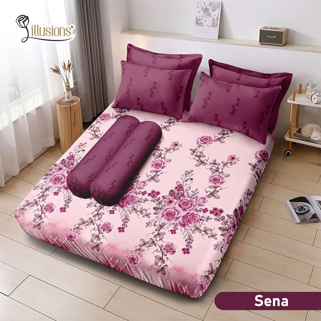 ☘️ SPREI ILLUSIONS 160x200 QUEEN TERBARU (by Lady Rose) ☘️