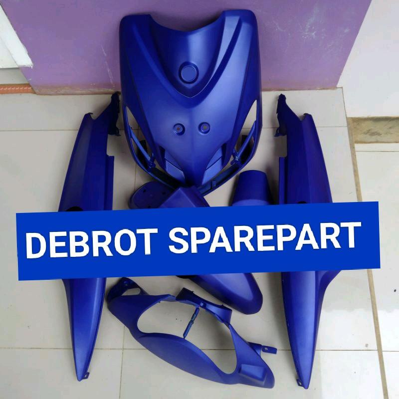 Full Body Halus Mio smile Mio new biru tua doff