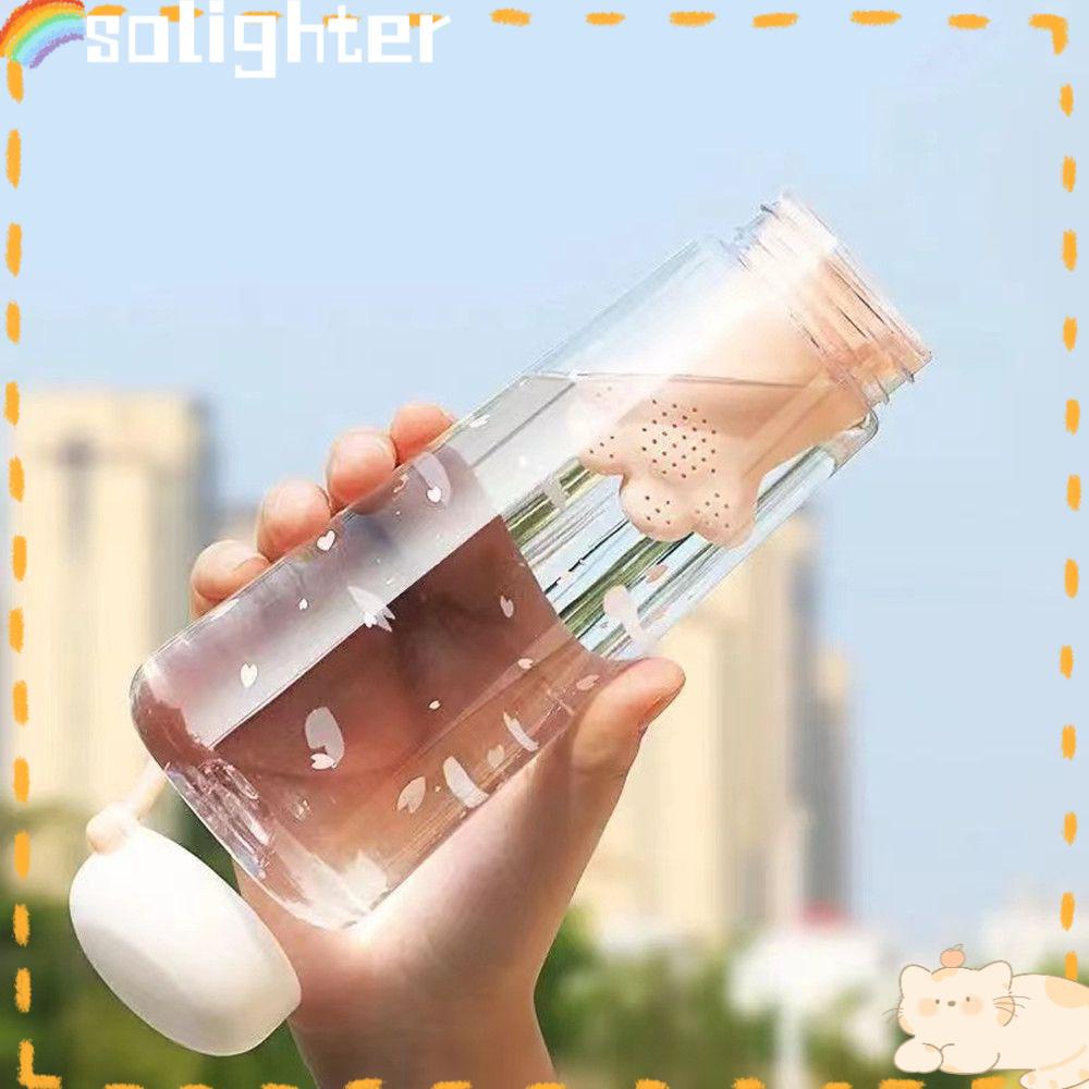 Solighter 550ml Botol Air Minum Outdoor Portable Milk Juice Kapasitas Besar