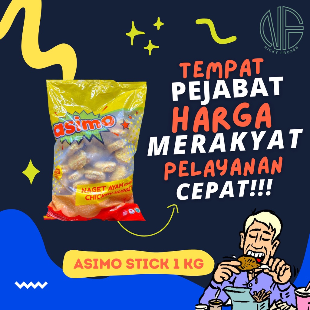 

ASIMO CHICKEN NUGGET STICK 1 KG