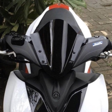 (BISA COD) Visor Aerox Winshield Aerox Model Scetbill Kualitas Terbaik Warna Smoke Hitam Bening