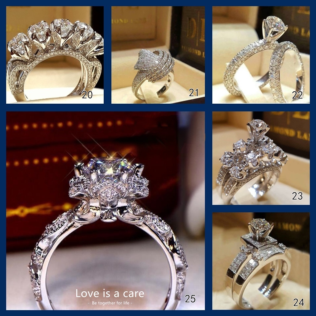 Goldkingdom Fashion Perhiasan Aksesoris Ready Stock Musim Panas Cahaya Mewah Niche Gadis Manis Lucu Busur Sayap Berlian Bertatahkan Cincin Perempuan Yang Dapat Disesuaikan