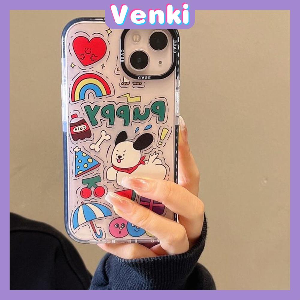 Case iPhone 11 Thicken Soft Silicone Big Hole Case Cute Cartoon Dog Camera Protection Shockproof Back Cover Compatible for iPhone 14 13 12 11 Pro Max 7 8 Plus X XR XS