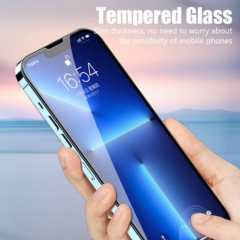 5pcs Tempered glass Untuk iPhone 14 13 12 11 Pro MAX Plus Mini Pelindung Layar Untuk iPhone X XS MAX XR 78 6 6S Plus SE 2022 2020 14Plus 13Mini 12Mini Kaca