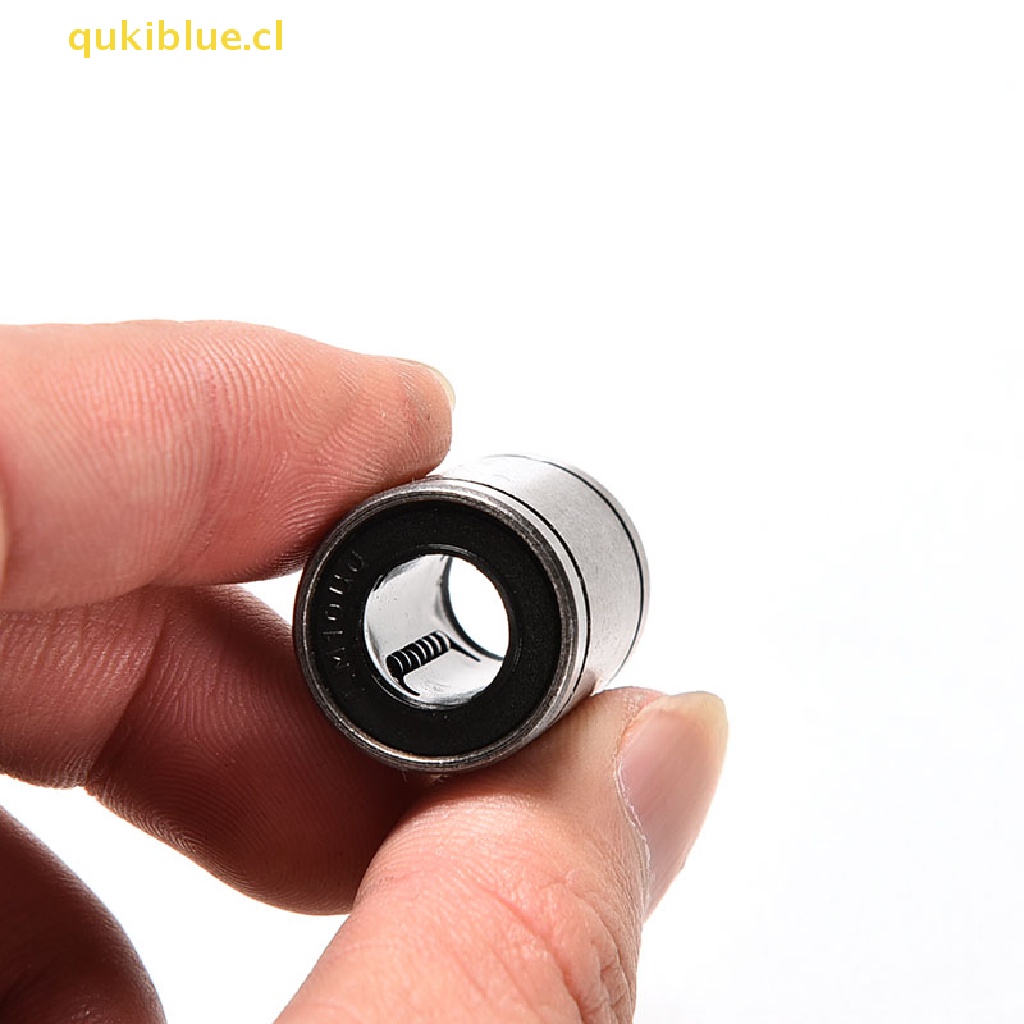 Qukiblue 1PCS Lingkaran Ukir 10mm LM10UU Linear Ball Bearing Bushing 10x19x29mm Baru 1PCS Lingkaran Bertuliskan 10mm Linear Ball Bearing Bushing 10x19x29mm Perak 1PCS Insc