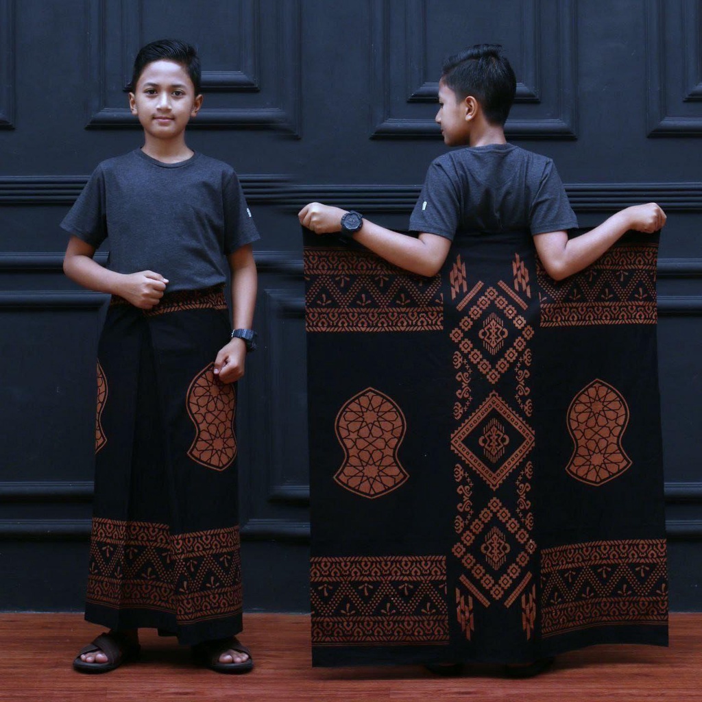 Batikid - Sarung Batik Katun Kekinian Anak SD - Terompah Series