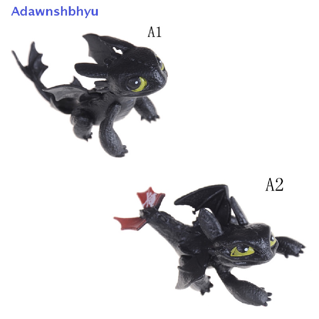 Adhyu Action Figure Night Fury Toothless PVC Dragon Anak Brinquedos Mainan Anak ID