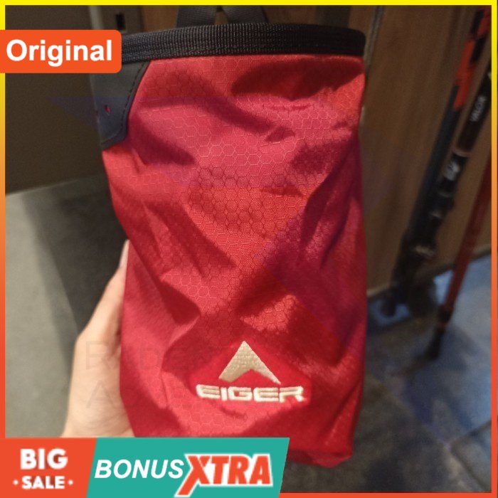 

Kantung Kapur EIGER19891989 CHALK BAG TRIPOINT MODIF 6294 Merah 91000 0679 Ori