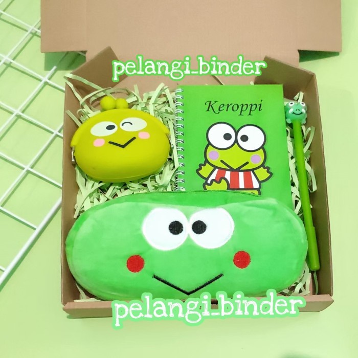 

⭐BISA COD⭐ paket box keroppi paket kado keropi - cute B