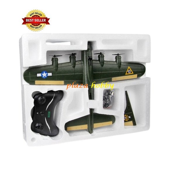 B17 BOMBER pesawat rc FX817 rc airplane pesawat pembom B17 RTF 2.4ghz