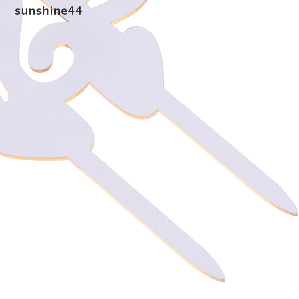 Sunshine Happy Easter Cake Topper Telur Paskah Akrilik Kue Bendera Dekorasi Kue Pesta ID