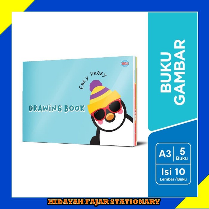 

DISKON SHOPEE/ DISKON CERIA/ Buku Gambar A3 / Drawing Book A3 Sidu