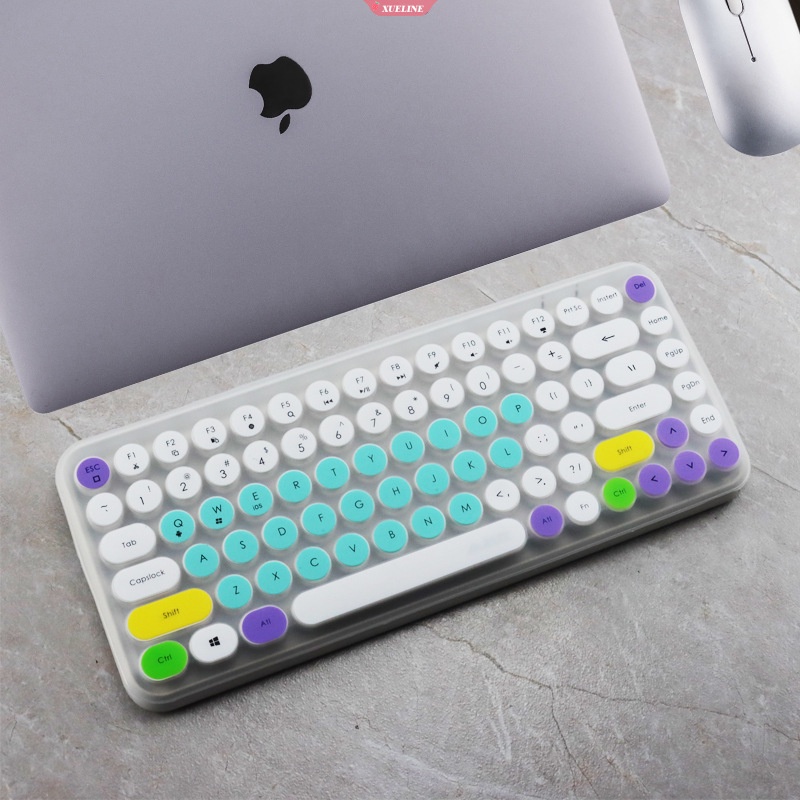 Kulit Penutup Keyboard Tahan Debu Bahan Silikon Untuk Ajazz 308i 2021 Slim Combo Keyboard Waterproof [ZXL]