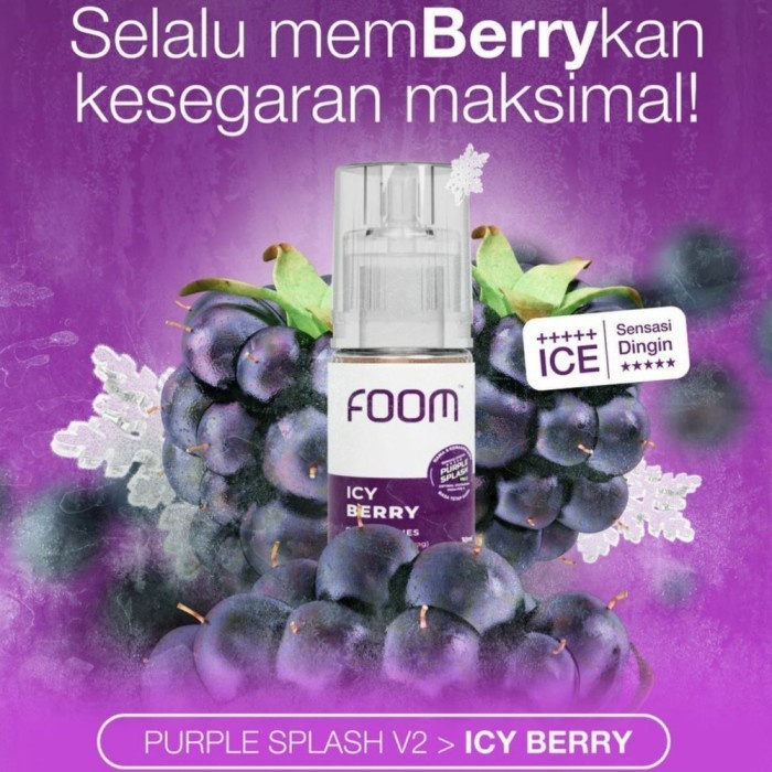 Foom Purple Splash / Icy Berry Salt 30ML