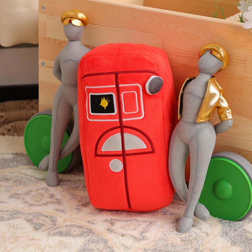 [IN Stock] 28CM Jantung Atom Mainan Mewah Nora Kulkas Atomtwinnies Robot Boneka Plush Atom Jantung Permainan Pinggiran Hadiah Ulang Tahun Untuk Anak-Anak