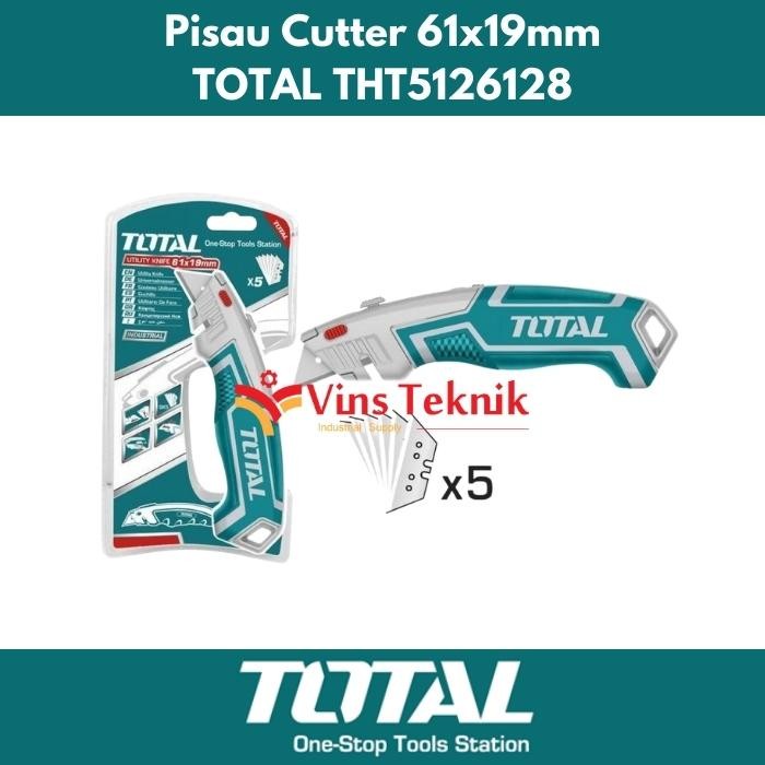 

ARS04 Utility Knife Pisau cuter cutter TOTAL THT5126128