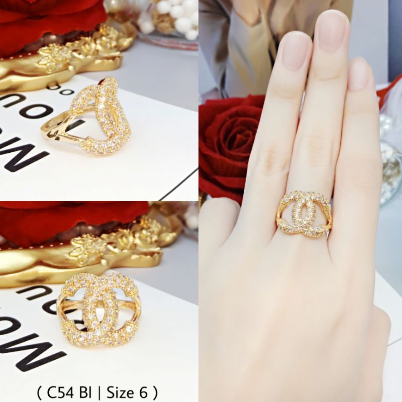 Cincin Xuping Wanita/Cincin Xuping Dewasa C91-54 BI