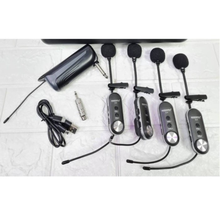 Mic wireless 4 Clip on Hardwell C4 Lavalier Wireless Microphone