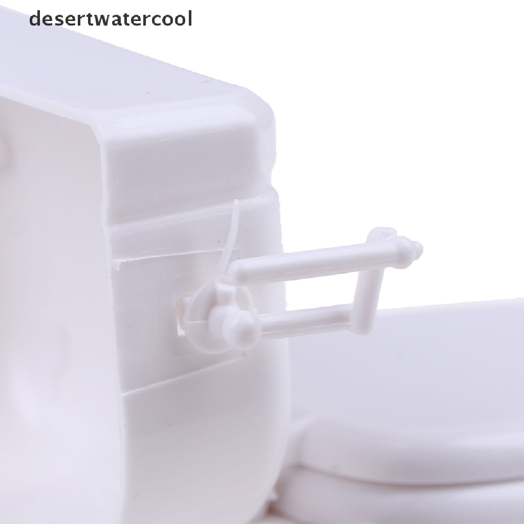 Deid Furniture Rumah Boneka Vintage Kamar Mandi Toilet Miniatur Mainan Boneka Aksesoris Martijn