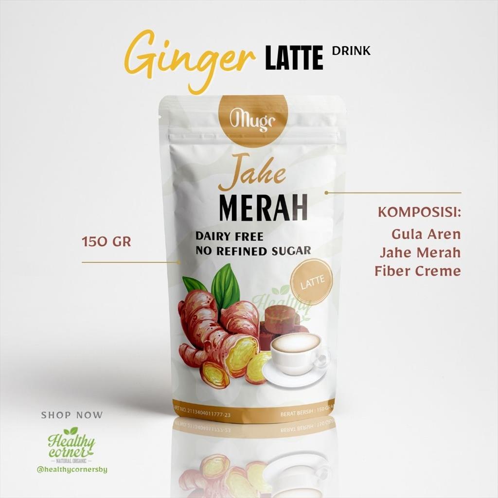 

Ginger Latte Drink - Mugo . Minuman Herbal Jahe Merah Krimer 150g