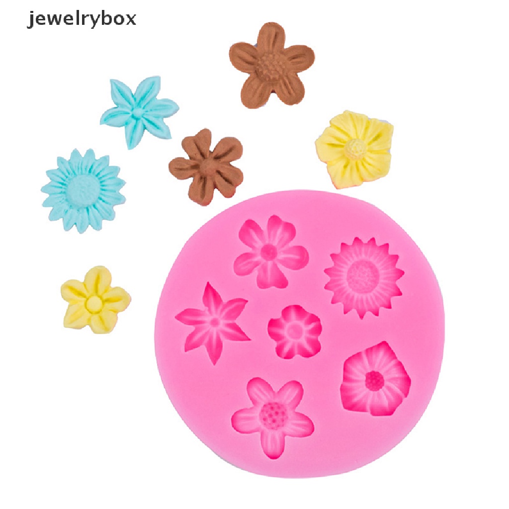 [jewelrybox] Cetakan Kue Silikon 3D Permen Coklat DIY Kue Cookie Cupcake Sabun Cetakan Butik